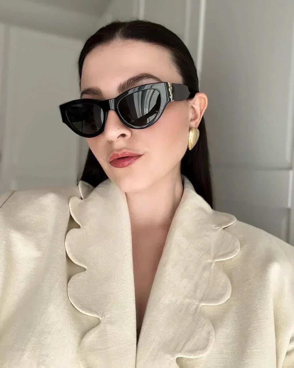2025 Fashionable new cat-eye sunglasses 6090