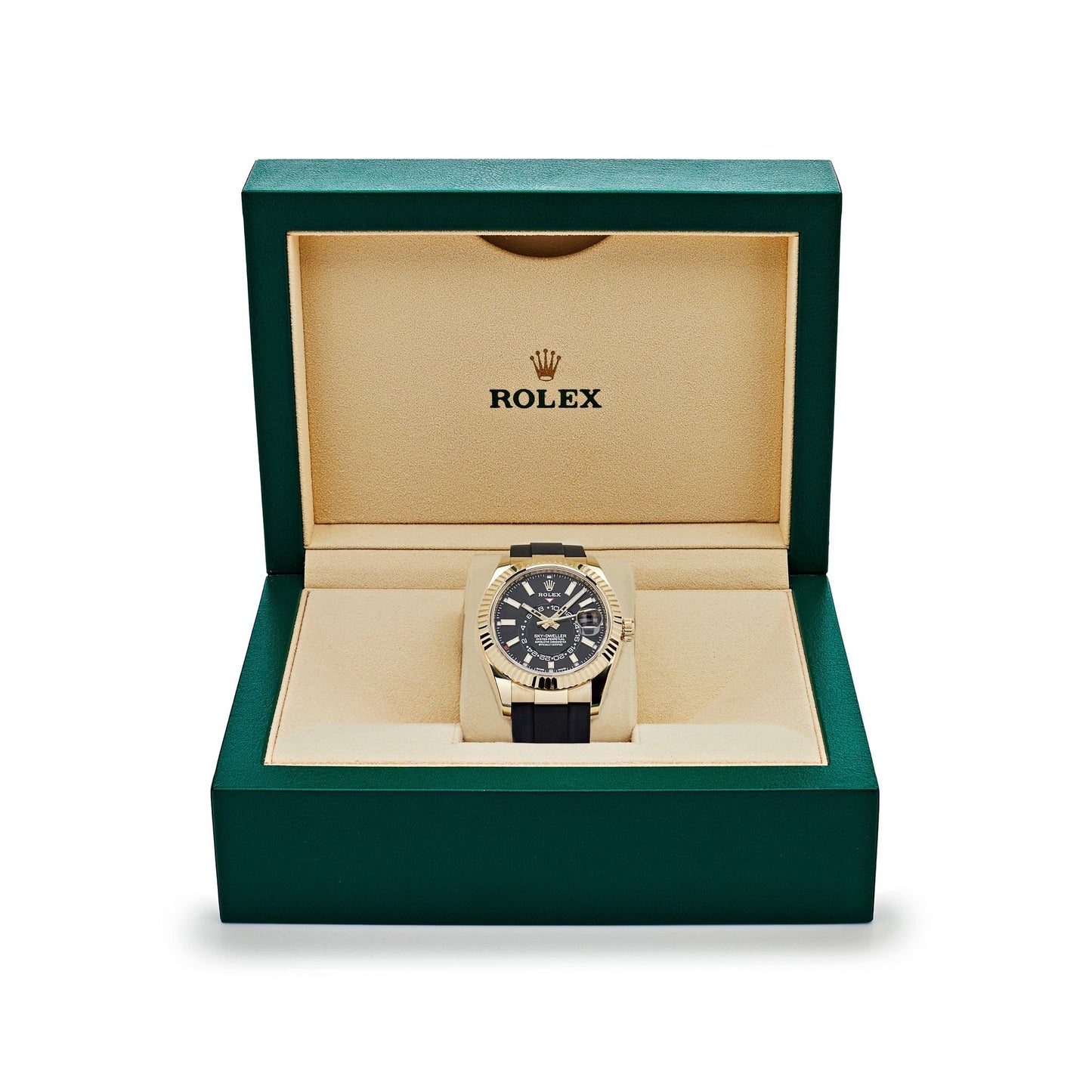 2025 Watch Sky-Dweller 326238 Yellow Gold  Bright Black Dial (2021)